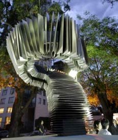 Bandoneon Monument in Buenos Aires
