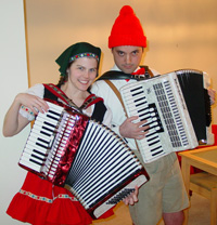 Anna and Chris at Febtoberfest