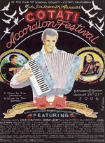 2006 Cotati Accordion Festival poster