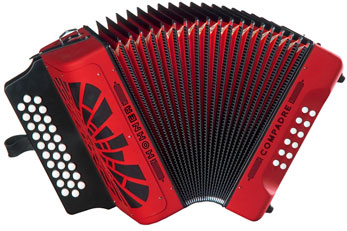 Hohner Compadre (red)