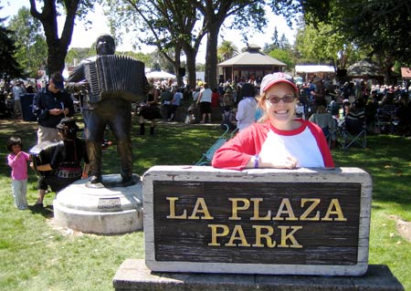 Anna at La Plaza Park in Cotati