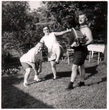 Backyard Accordion Party